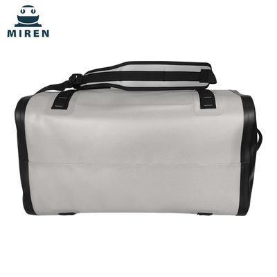 TPU 물자 50L는 옥외 여행을 위해 밝은 회색 더플 가방을 방수 처리합니다