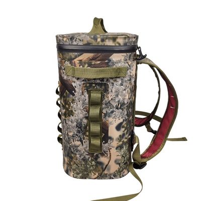 옥외 천막을 위한 주문을 받아서 만들어진 연약한 편들어진 Camo 책가방 냉각기